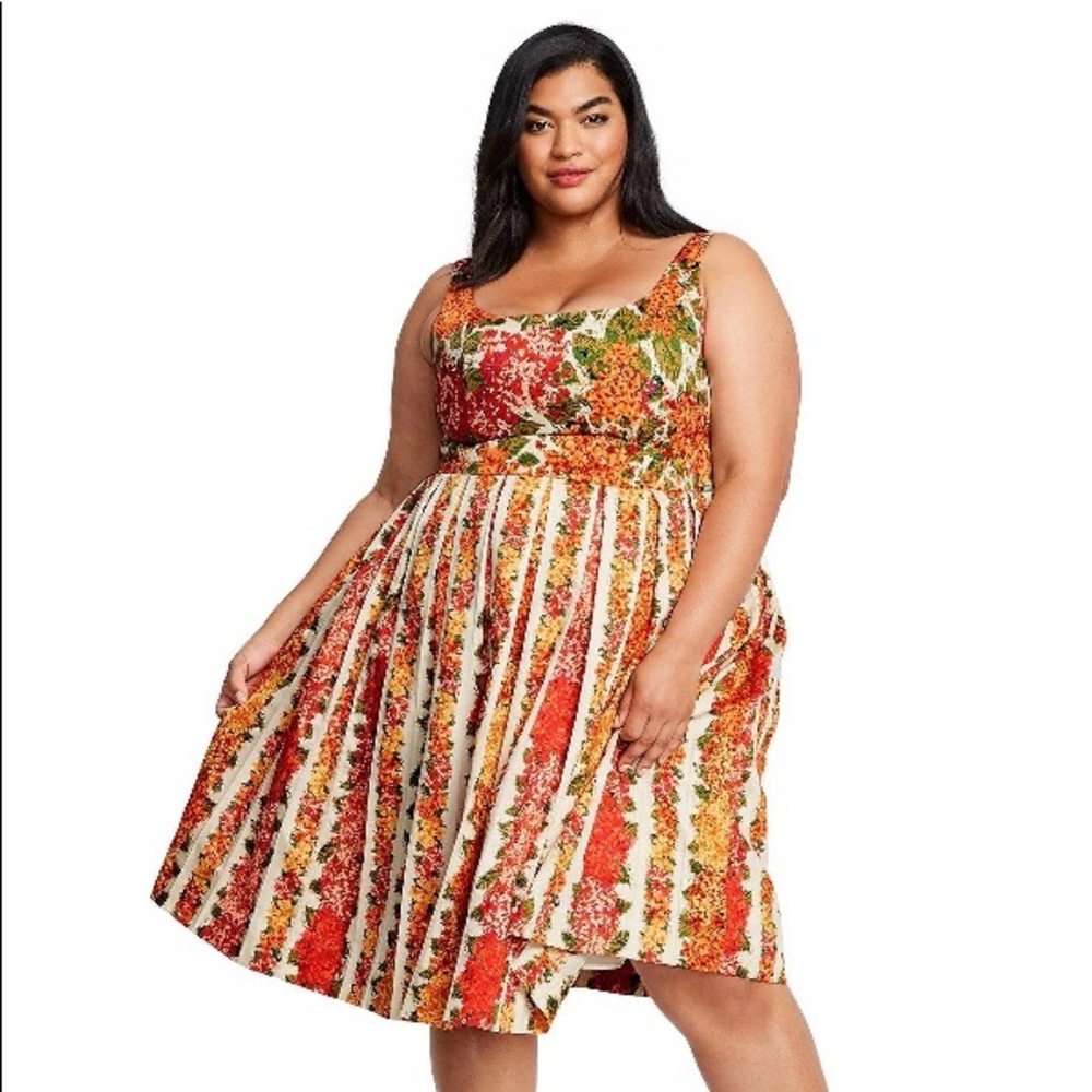 Isaac Mizrahi Floral Dress Plus Size 3X: Target